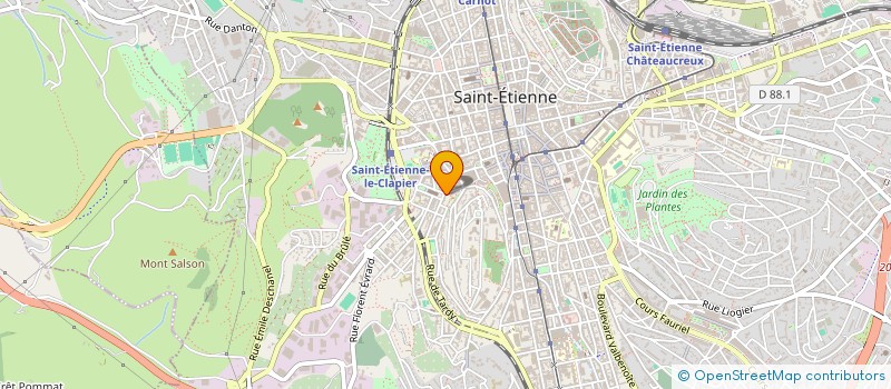 localisation de l'entreprise MADAME CHAKILA MZE ALI  SAINT-ETIENNE