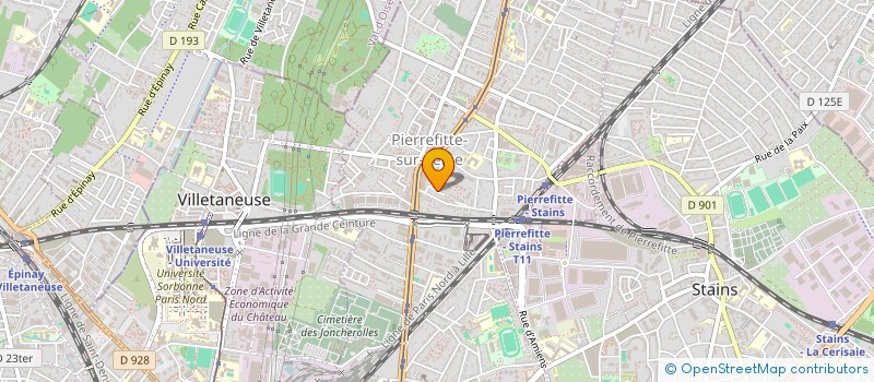 localisation de l'entreprise MADAME CHAKIRA MEUS à PIERREFITTE-SUR-SEINE