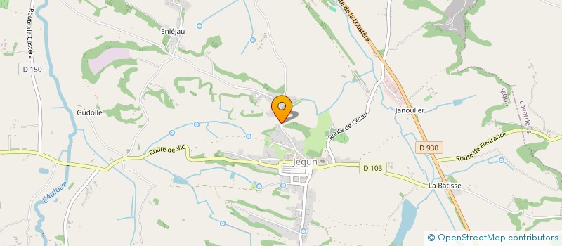 localisation de l'entreprise MADAME CHALIDA KHAYANTHAM  JEGUN