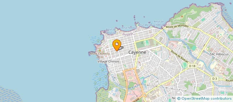 localisation de l'entreprise MADAME CHALITA RAAD  CAYENNE