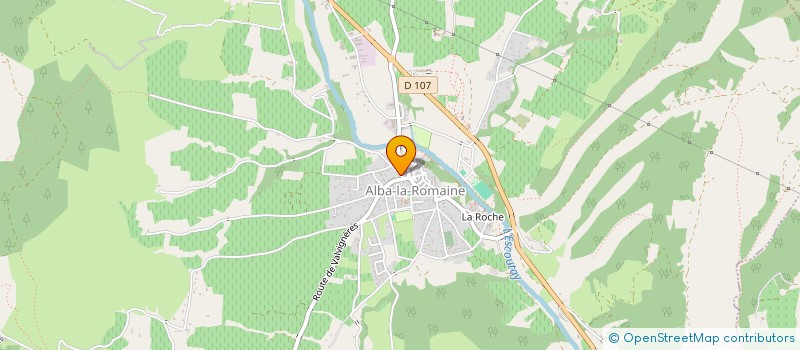 localisation de l'entreprise MADAME CHALOTTE FALCOZ-VIGNE  ALBA-LA-ROMAINE