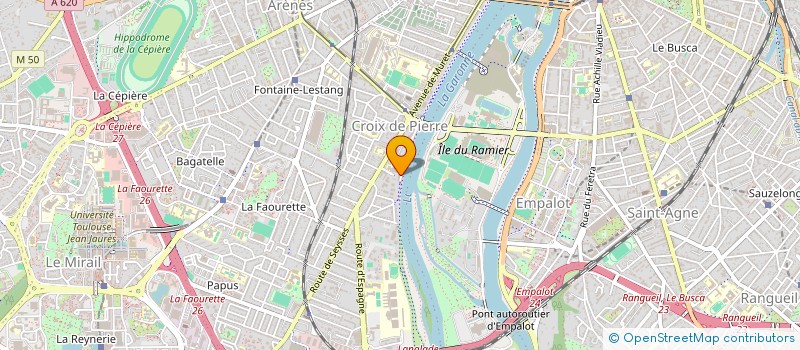 localisation de l'entreprise MADAME CHAM BLANCHOT  TOULOUSE