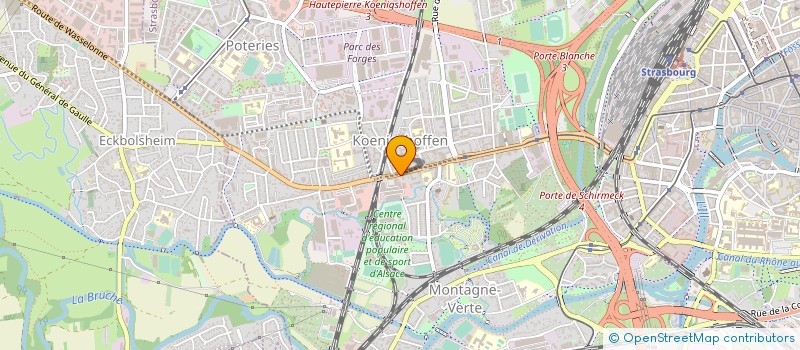 localisation de l'entreprise MADAME CHAMA ERRAGHAI à STRASBOURG