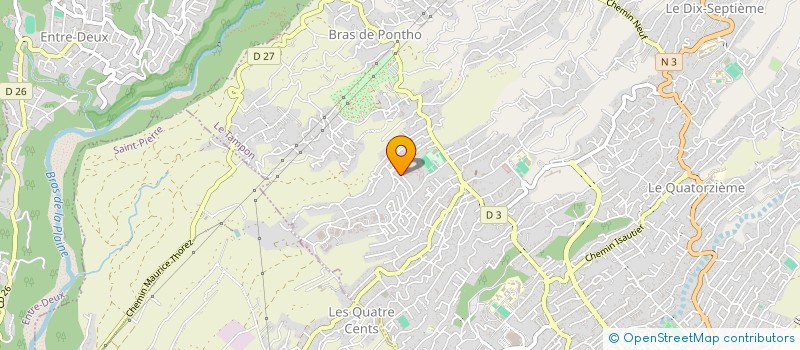 localisation de l'entreprise MADAME CHAMA ZOUINE  LE TAMPON