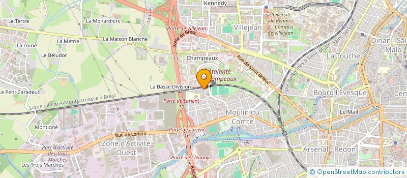 localisation de l'entreprise MADAME CHAMILA ALI  RENNES