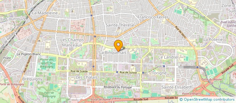 localisation de l'entreprise MADAME CHAMPHONE MANGALA  RENNES