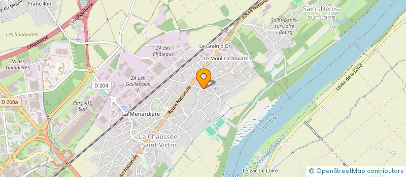 localisation de l'entreprise MADAME CHAMPY CHATRY  LA CHAUSSEE-SAINT-VICTOR