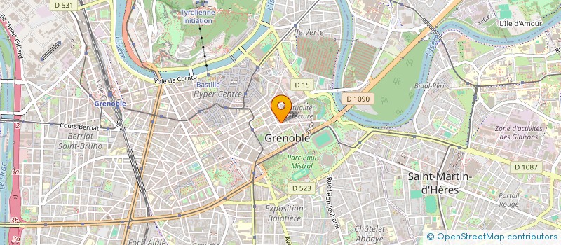 localisation de l'entreprise MADAME CHAN VVE SENG à GRENOBLE