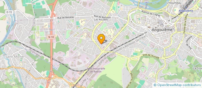 localisation de l'entreprise MADAME CHANA GARGOVITH  ANGOULEME