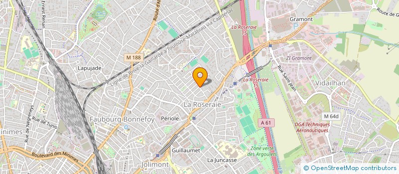 localisation de l'entreprise MADAME CHANAEL DOUMENG  LAVERNOSE-LACASSE