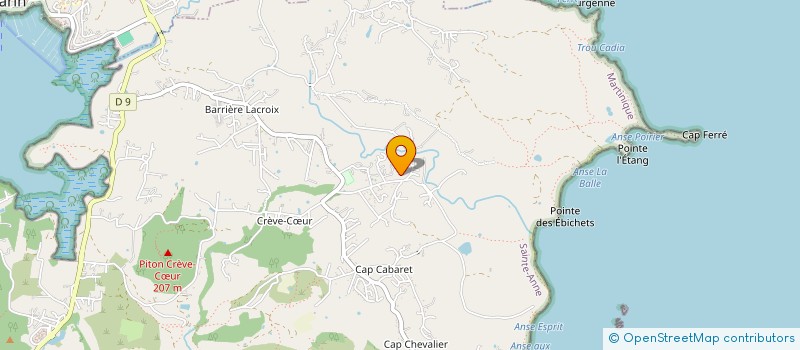 localisation de l'entreprise MADAME CHANAEL MARIE-LUCE  SAINTE-ANNE