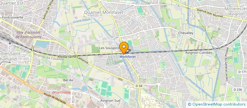 localisation de l'entreprise MADAME CHANAZ QOQI  AVIGNON