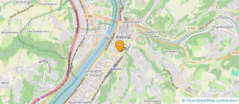 localisation de l'entreprise MADAME CHANCELINE KEUMENI à VIENNE