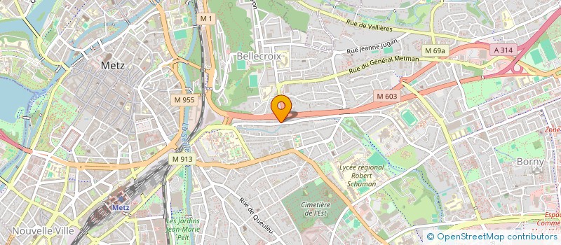 localisation de l'entreprise MADAME CHANDA TING à METZ