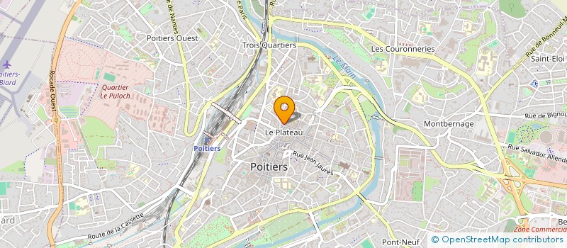 localisation de l'entreprise MADAME CHANDARA HENG à POITIERS