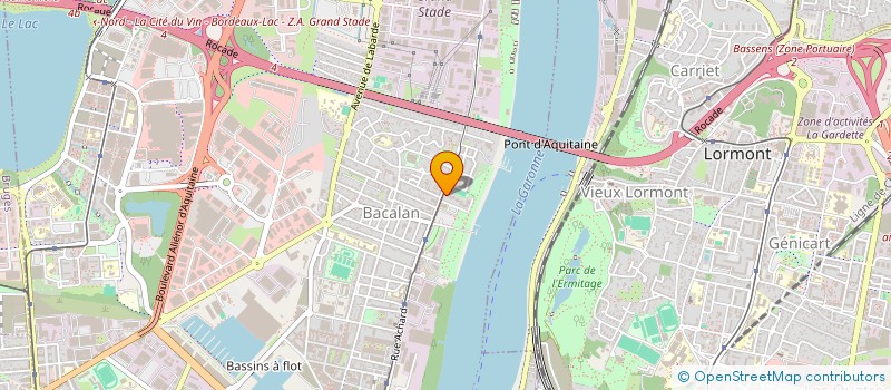 localisation de l'entreprise MADAME CHANDEL NKENDA MFUKIDI  BORDEAUX