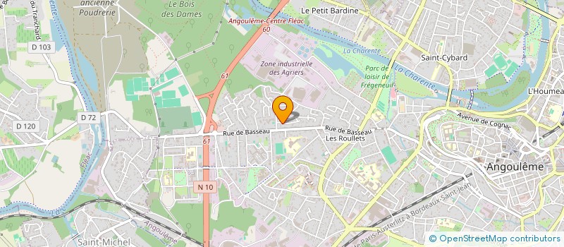 localisation de l'entreprise MADAME CHANEL ARENAS à ANGOULEME