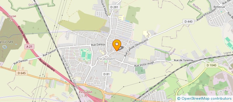 localisation de l'entreprise MADAME CHANEL AUBERT  ESCAUDAIN