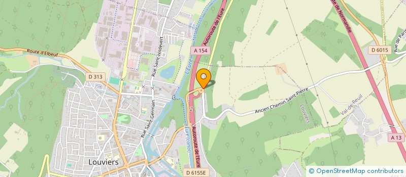 localisation de l'entreprise MADAME CHANEL BECKER  LOUVIERS