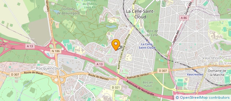 localisation de l'entreprise MADAME CHANEL DELCROIX  LA CELLE-SAINT-CLOUD