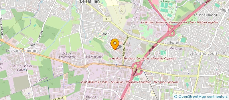 localisation de l'entreprise MADAME CHANEL DUFOSSE EYENGA EBALE  LE HAILLAN