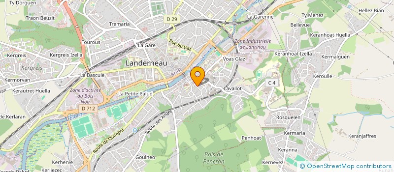 localisation de l'entreprise MADAME CHANEL MAGLOIRE LA GREVE à LANDERNEAU