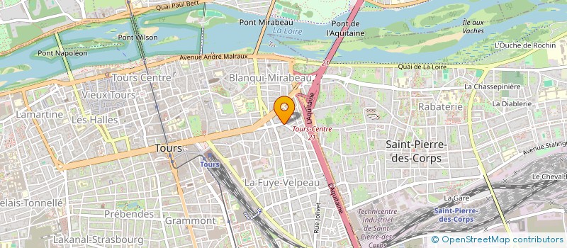 localisation de l'entreprise MADAME CHANELE POUPART  TOURS