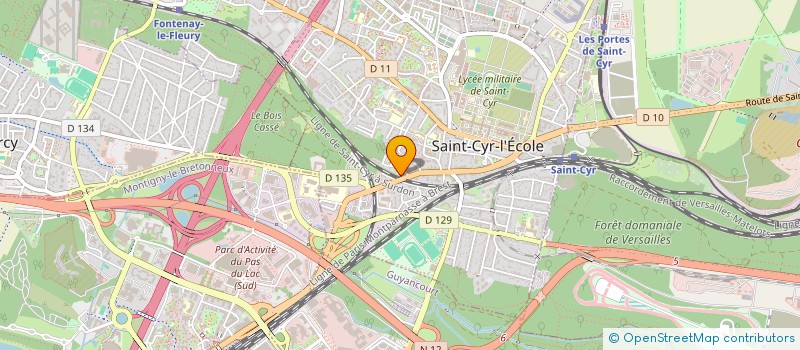 localisation de l'entreprise MADAME CHANELLE BRESSAND  SAINT-CYR-L'ECOLE