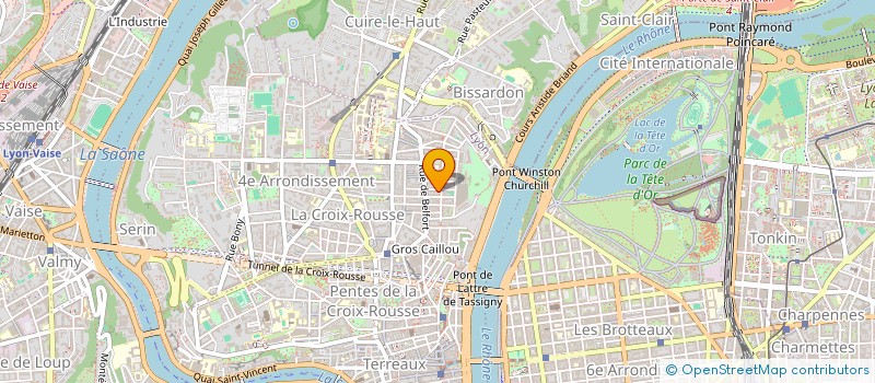 localisation de l'entreprise MADAME CHANELLE GALLOIS  CALUIRE-ET-CUIRE