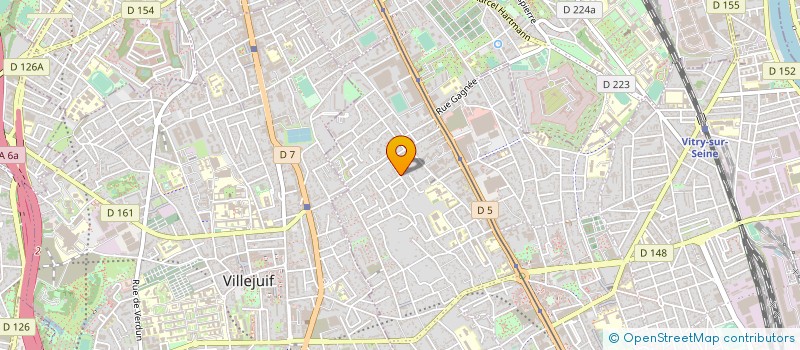 localisation de l'entreprise MADAME CHANELLE MAGNANTE  VITRY-SUR-SEINE