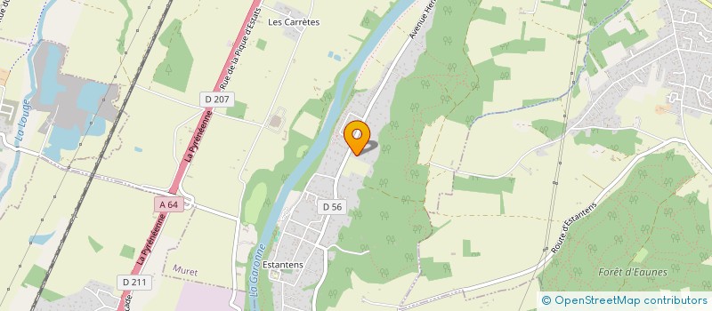 localisation de l'entreprise MADAME CHANELLE VARINOT  MURET