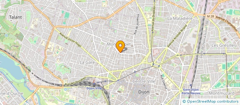 localisation de l'entreprise MADAME CHANESE AMGHAR à DIJON