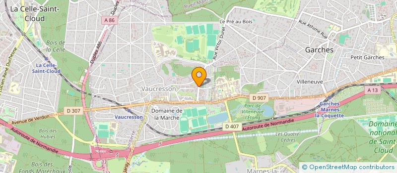 localisation de l'entreprise MADAME CHANEZ AIT MANSOUR  VAUCRESSON