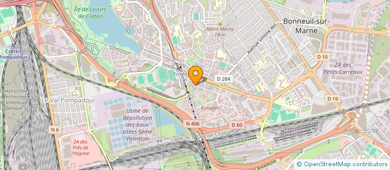 localisation de l'entreprise MADAME CHANEZ BERKACHE  CRETEIL