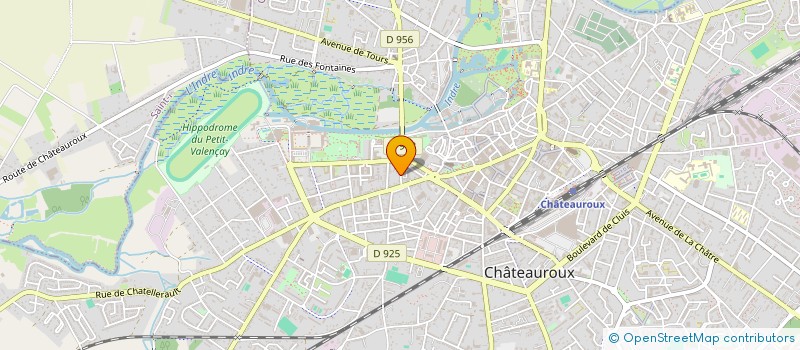localisation de l'entreprise MADAME CHANEZ HADBI à CHATEAUROUX
