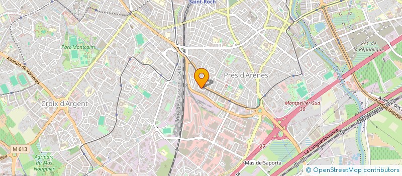 localisation de l'entreprise MADAME CHANEZ HAMADI  MONTPELLIER