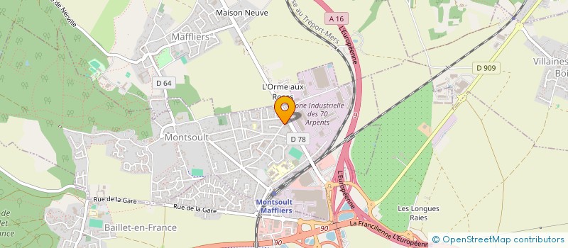 localisation de l'entreprise MADAME CHANEZE AISSIOU à MONTSOULT