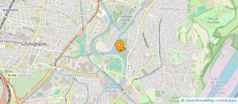 localisation de l'entreprise MADAME CHANEZE AKNIOU  STRASBOURG
