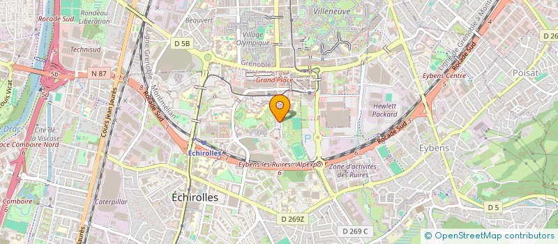 localisation de l'entreprise MADAME CHANG LIU  ECHIROLLES