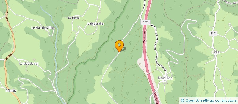 localisation de l'entreprise MADAME CHANI DESCALZO  NADILLAC