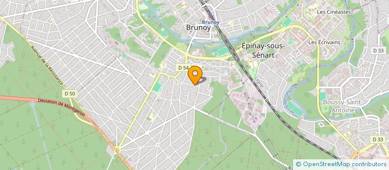 localisation de l'entreprise MADAME CHANNA BELINOW à BRUNOY