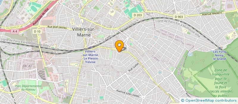 localisation de l'entreprise MADAME CHANON ASARISI à VILLIERS-SUR-MARNE