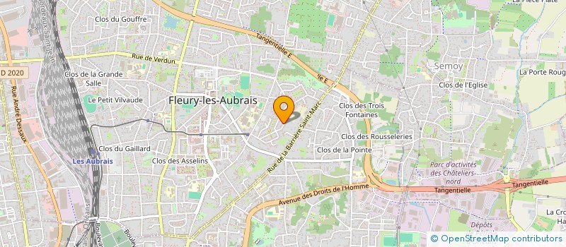 localisation de l'entreprise MADAME CHANSAMOPUTH CHOUMMANIVONG à FLEURY-LES-AUBRAIS