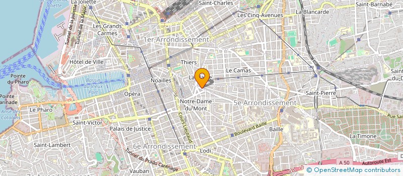 localisation de l'entreprise MADAME CHANTAL ADJRIOU à MARSEILLE