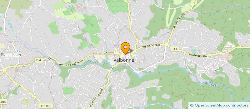 localisation de l'entreprise MADAME CHANTAL AGIER  VALBONNE