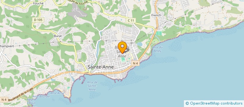 localisation de l'entreprise MADAME CHANTAL AGLAS à SAINTE-ANNE