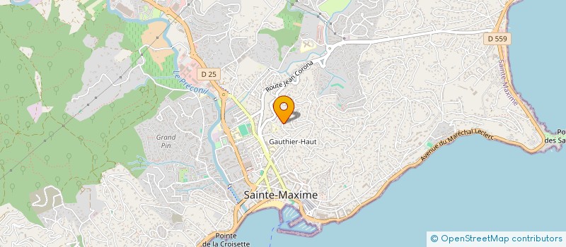 localisation de l'entreprise MADAME CHANTAL ALBERTEAU à SAINTE-MAXIME