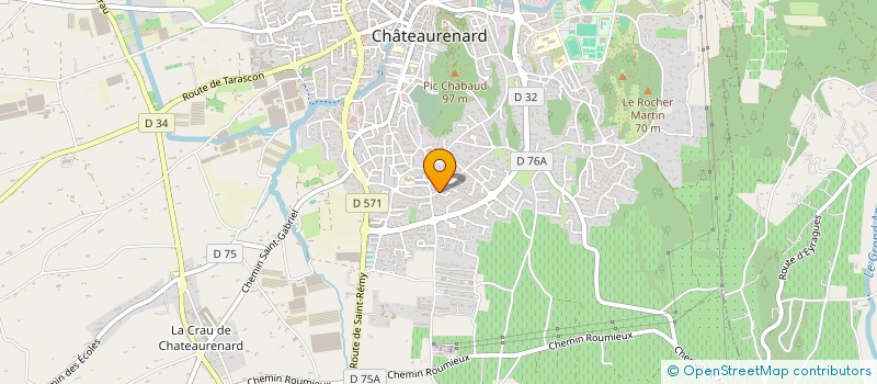 localisation de l'entreprise MADAME CHANTAL ALEX  CHATEAURENARD