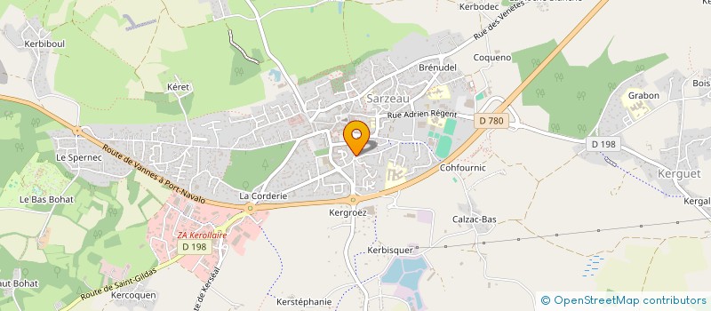 localisation de l'entreprise MADAME CHANTAL ALEXANDRE  SARZEAU