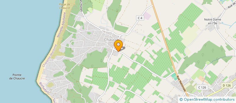 localisation de l'entreprise MADAME CHANTAL ALLIGNE  SAINT GEORGES D'OLERON